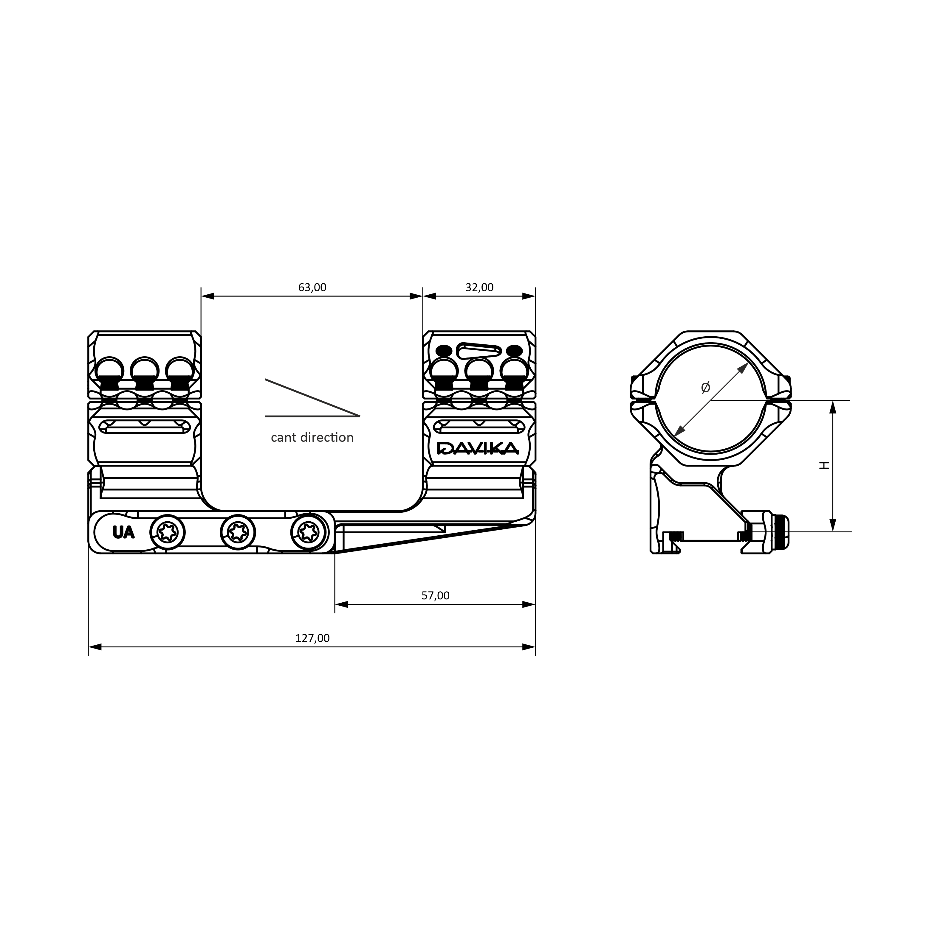 MSM-02 Кріплення для оптики на AR-10/AR-15
