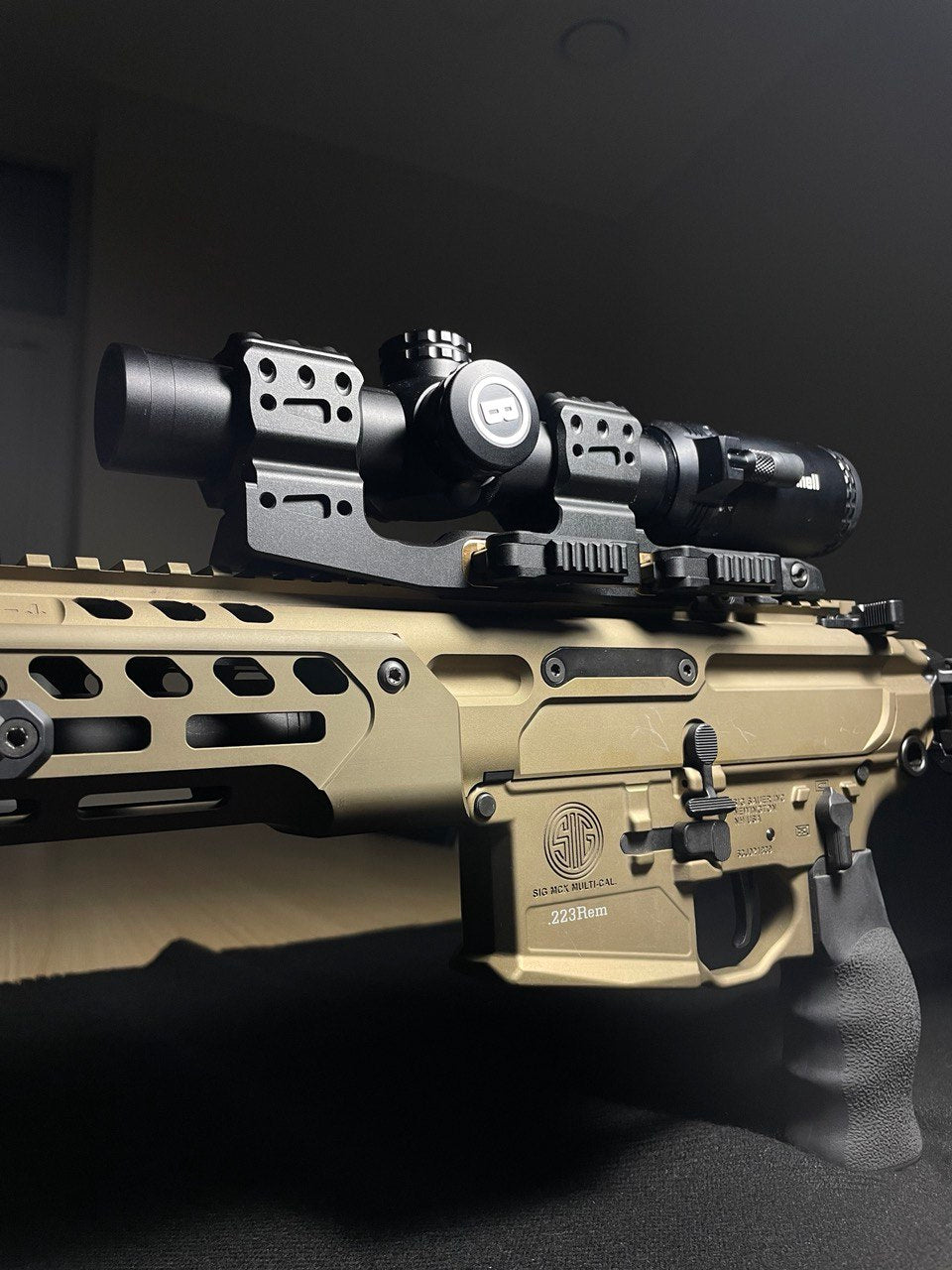 Швидкознімний моноблок з виносом MSM-04, приціл Bushnell, карабін Sig Sauer MCX