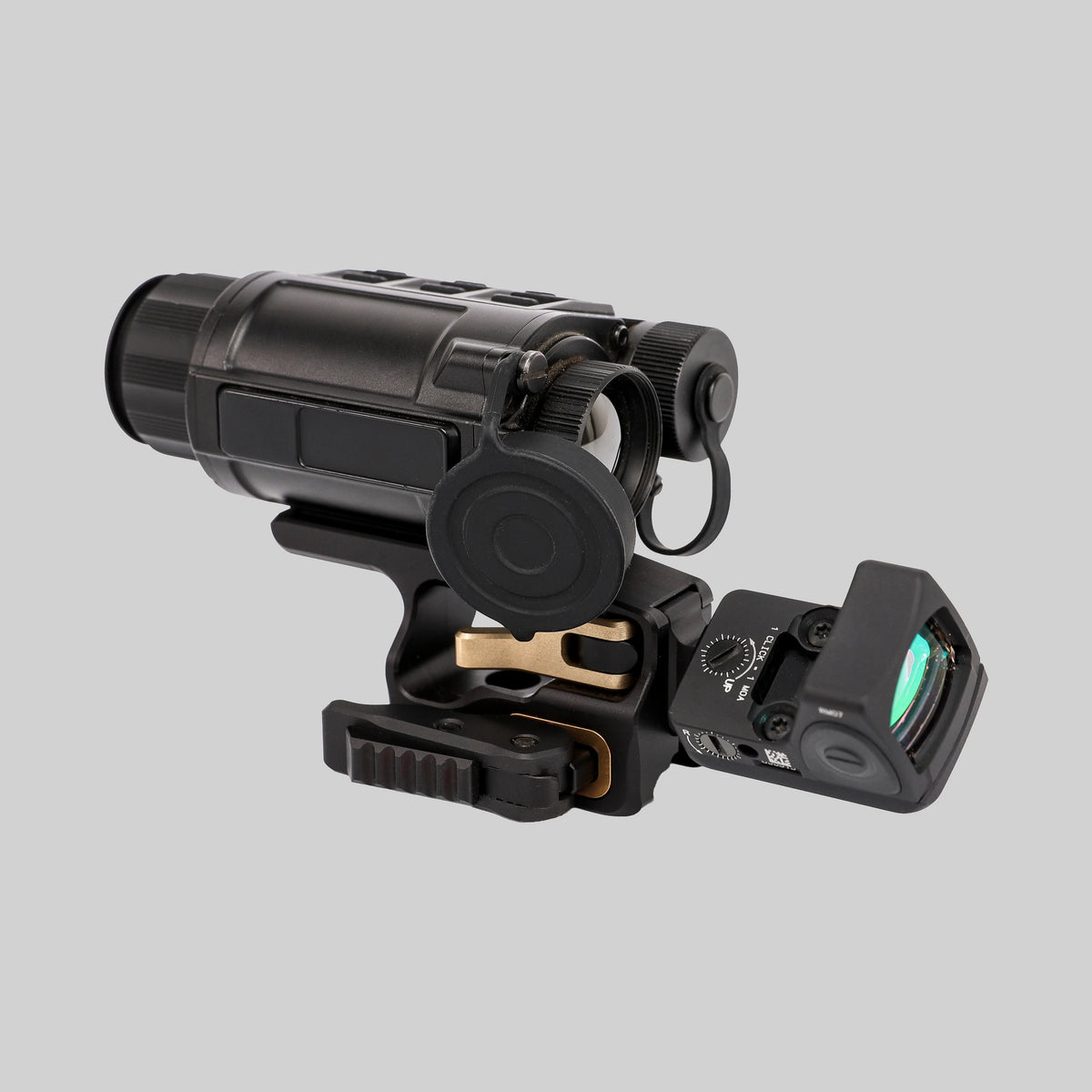 Тепловізор на кріпленні TSM і коліматор Trijicon RMR на адаптері FP-02-DQD