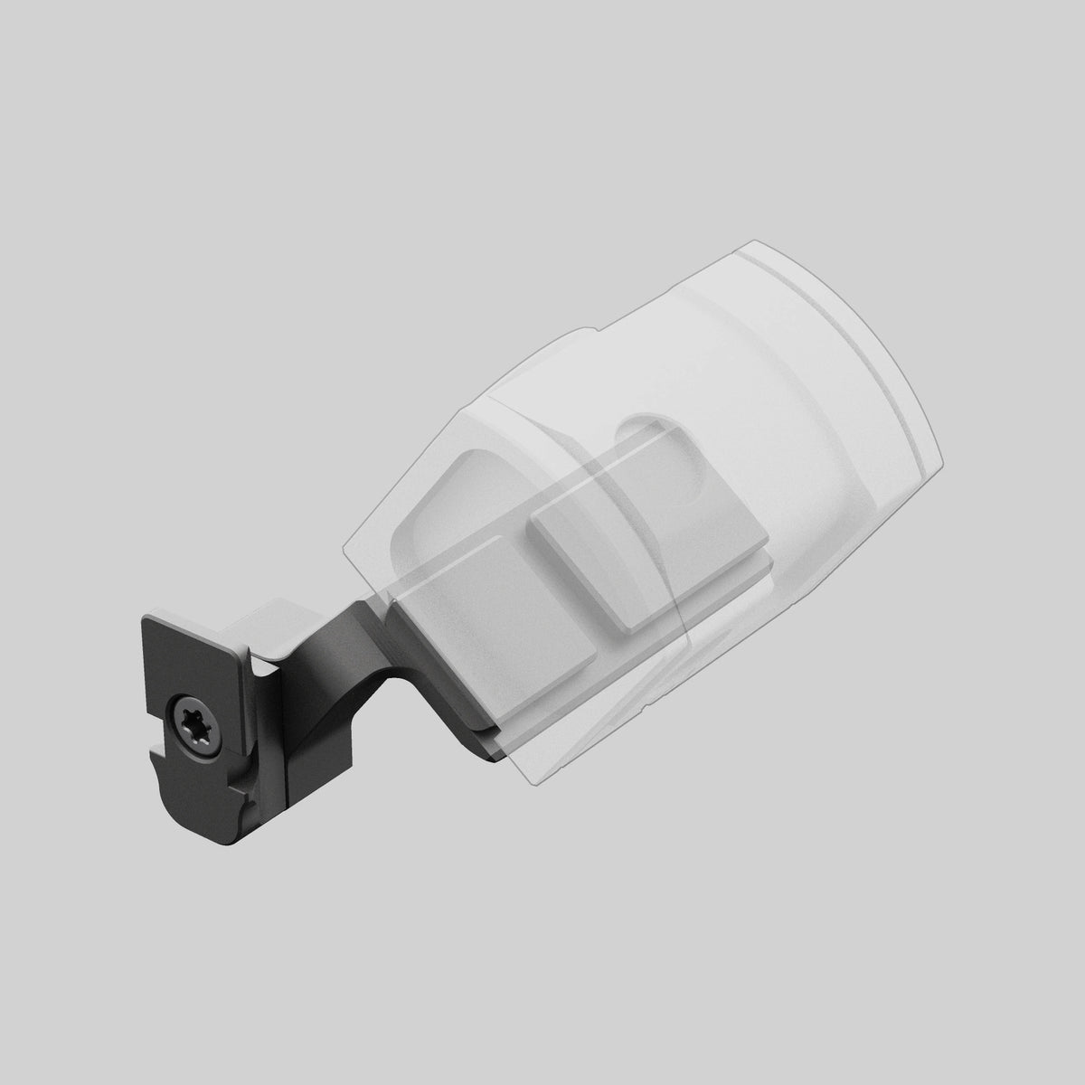 Адаптер DAVIKA FP-03-DQD чорний із встановленим коліматорним прицілом Aimpoint ACRO