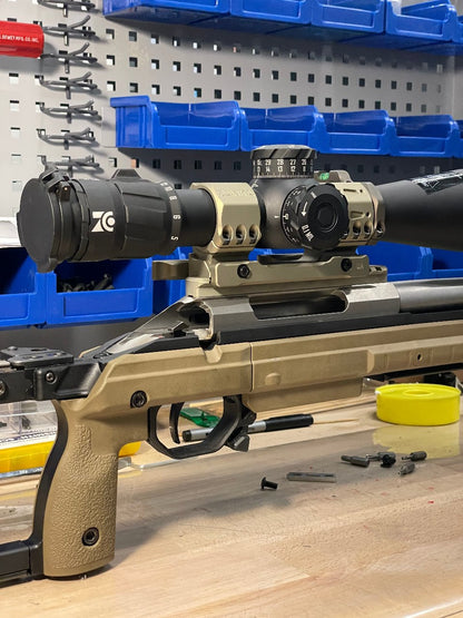 Швидкознімний моноблок MSM-03 х прицілом ZCO на карабіні Tikka T3X