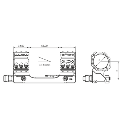 Креслення швидкознімного моноблоку MSM-03