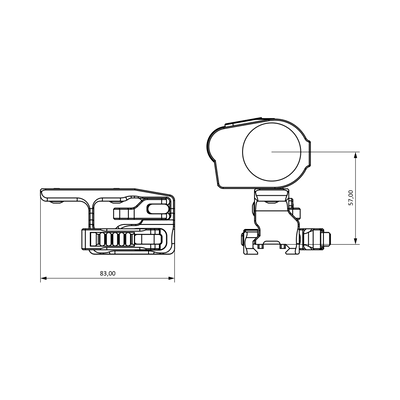 TSM-01 57H Кріплення для InfiRay Rico Micro RH25 / PFN640+ V2