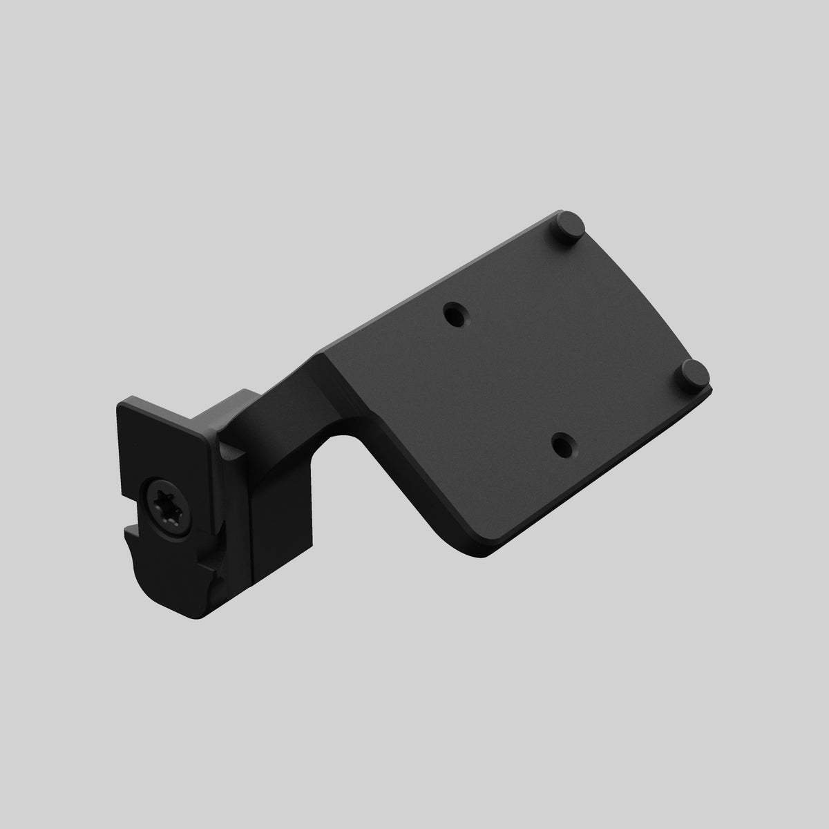 Адаптер DAVIKA FP-02-DQD у чорному кольорі, вид три чверті