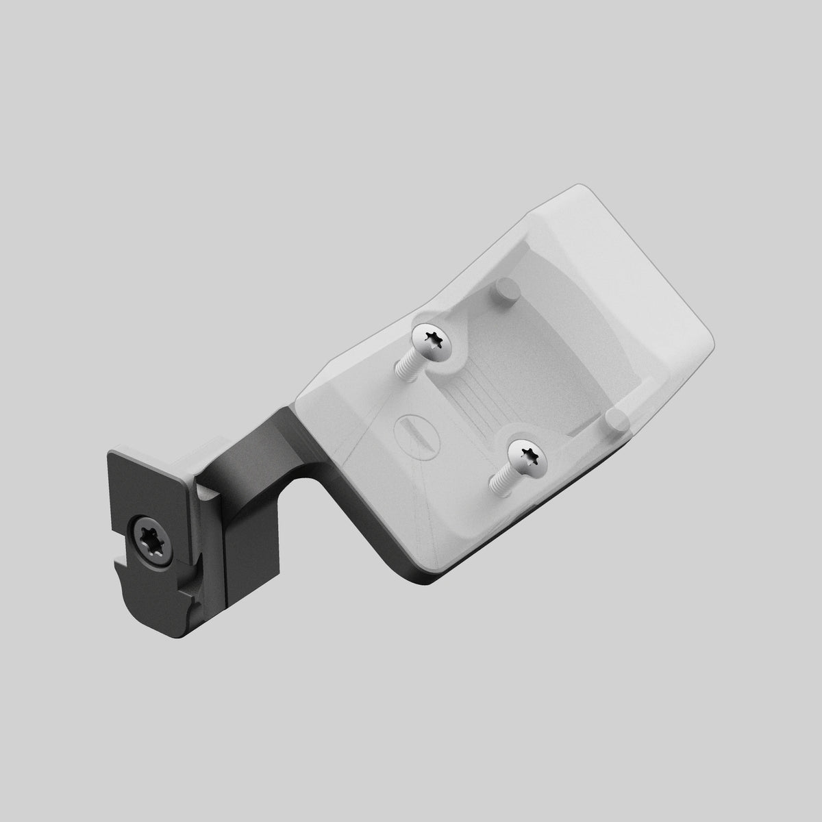 Адаптер DAVIKA FP-02-DQD чорний із встановленим коліматорним прицілом Trijicon RMR