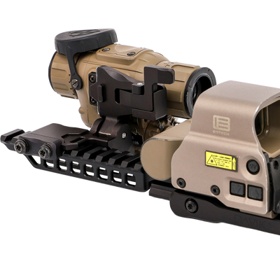 Адаптер FP-05-DQM у прицільному комплексі з EOTech EXPS3 і магніфером EOTech G45
